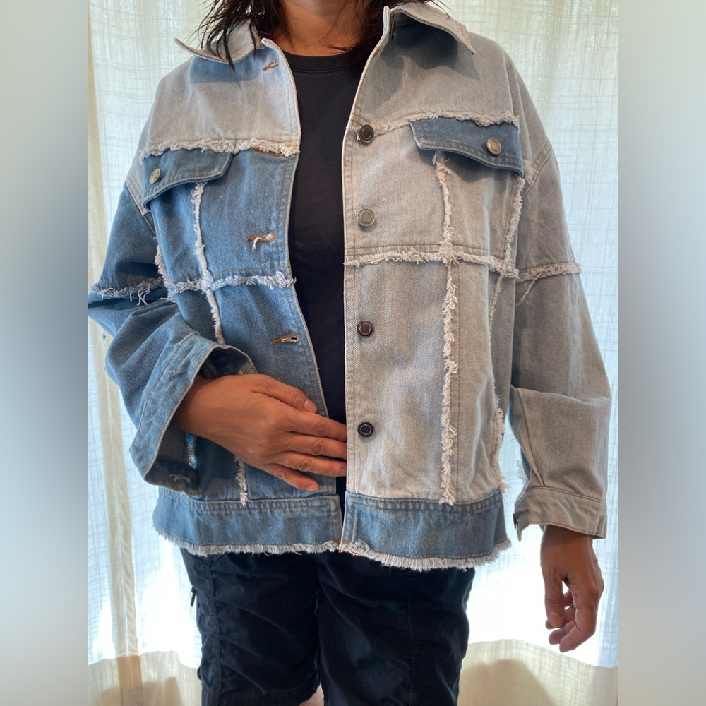 Patchwork Jean Jacket - image 3